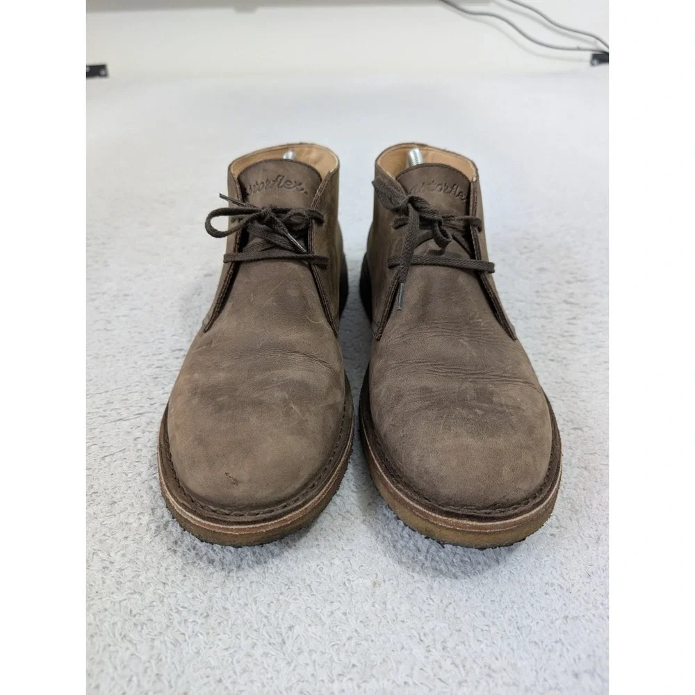 Astorflex Chukka Boots Brown Mens 44 10.5 Made In Italy prodotto srl Vera Pelle‎